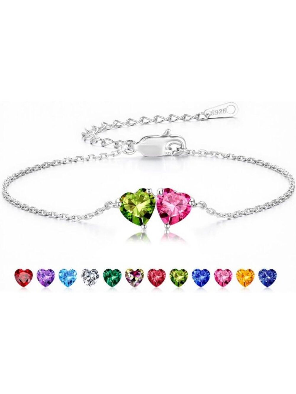Personalized Birthstone Bracelets for Women - Customizable Gemstone Jewelry
